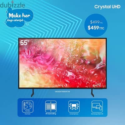 Samsung 55" DU7000 Series Crystal UHD 4K Smart TV