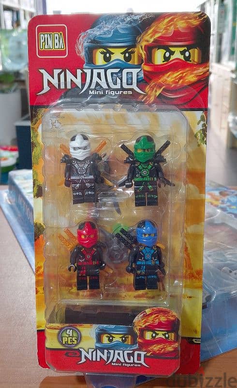 German store ninjaco 4 mini figures set 1