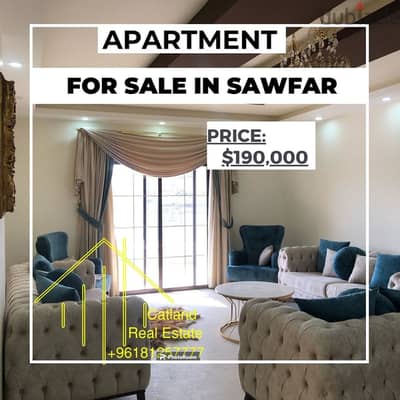 Spacious 200m² Apartment in Sawfar -$190,000