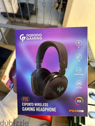 Porodo gaming esports wireless gaming headphone pdx416 Original & Best