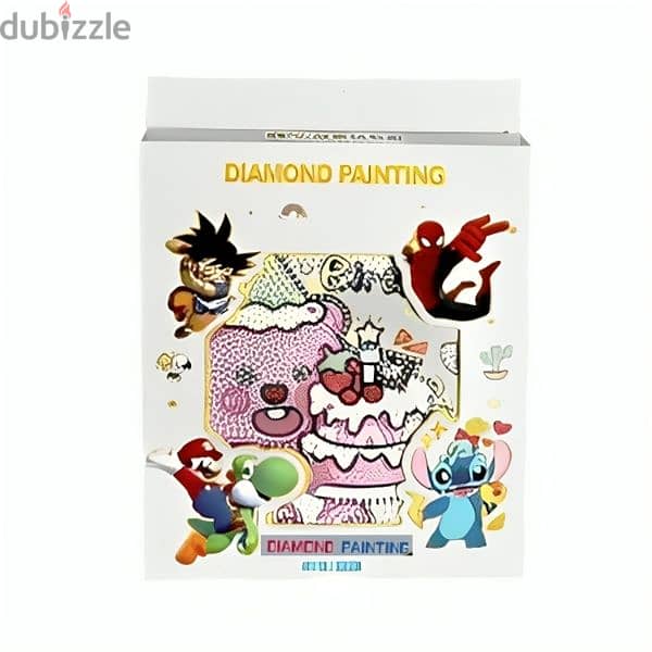 Birthday Cake Diamond Painting Kit With Photo Frame 0