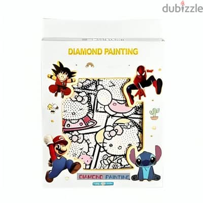 Hello Kitty Diamond Painting Kit With Photo Frame