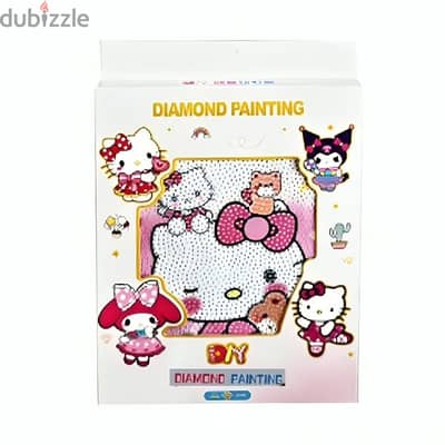 Hello Kitty Diamond Painting With Photo Frame