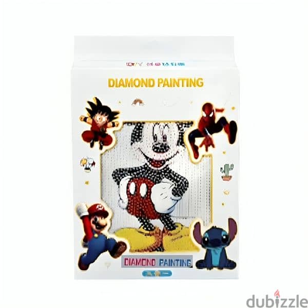 Mickey Mouse Diamond Painting Kit With Photo Frame 0