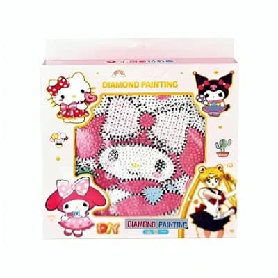 My Melody Anime Diamond Painting Kit With Photo Frame