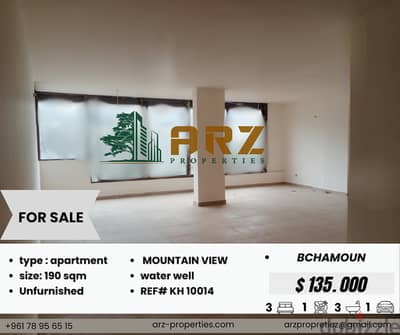 apartment for sale in Bchamoun yahoudiye with mountain view