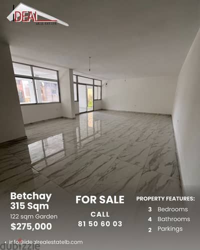 Apartment for sale in Betchay شقة للبيع في بطشاي