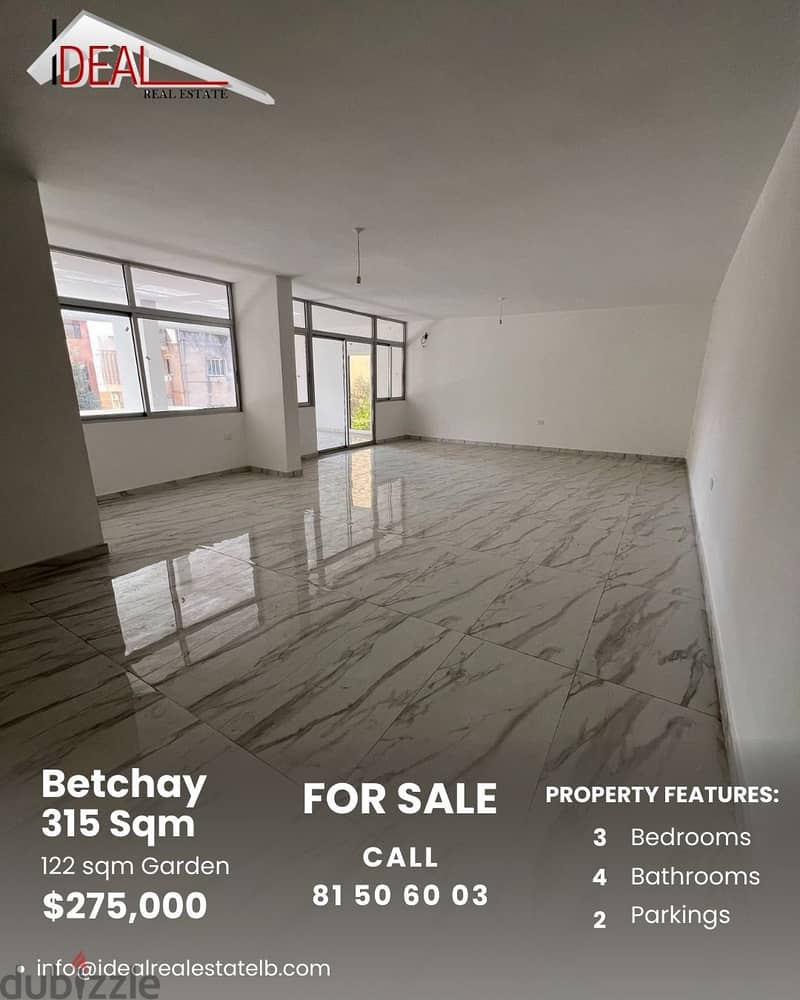 Apartment for sale in Betchay شقة للبيع في بطشاي 0