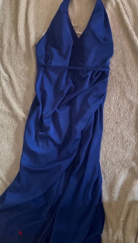 Terani couture blue fancy Dress M 1