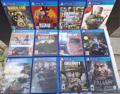 Ps4, Ps3 and Ps2 games. Xbox one/360, ps2,ps3,ps4 consoles