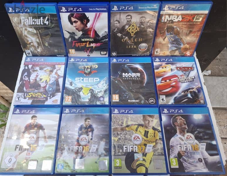 Ps4, Ps3 and Ps2 games. Xbox one/360, ps2,ps3,ps4 consoles 1