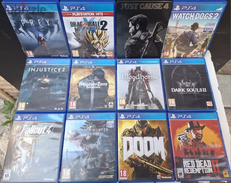 Ps4, Ps3 and Ps2 games. Xbox one/360, ps2,ps3,ps4 consoles 3