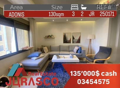 Apartment in adonis 130m / شقة للبيع في ادونيس