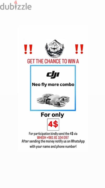 GET THE CHANCE TO WIN DJI NEO FLY MORE COMBO