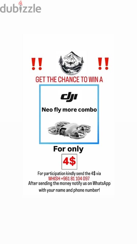 GET THE CHANCE TO WIN DJI NEO FLY MORE COMBO 0