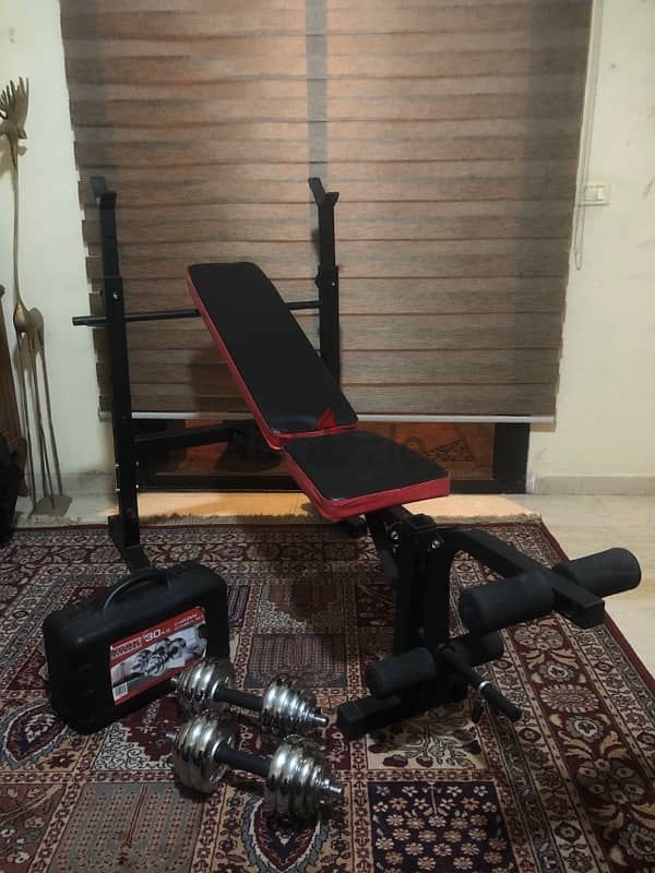 bench + 30kg chrome kit 0