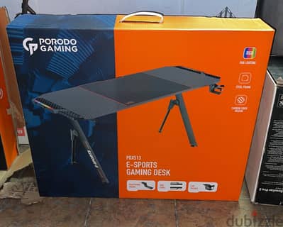 Porodo gaming e-sports gaming desk pdx513