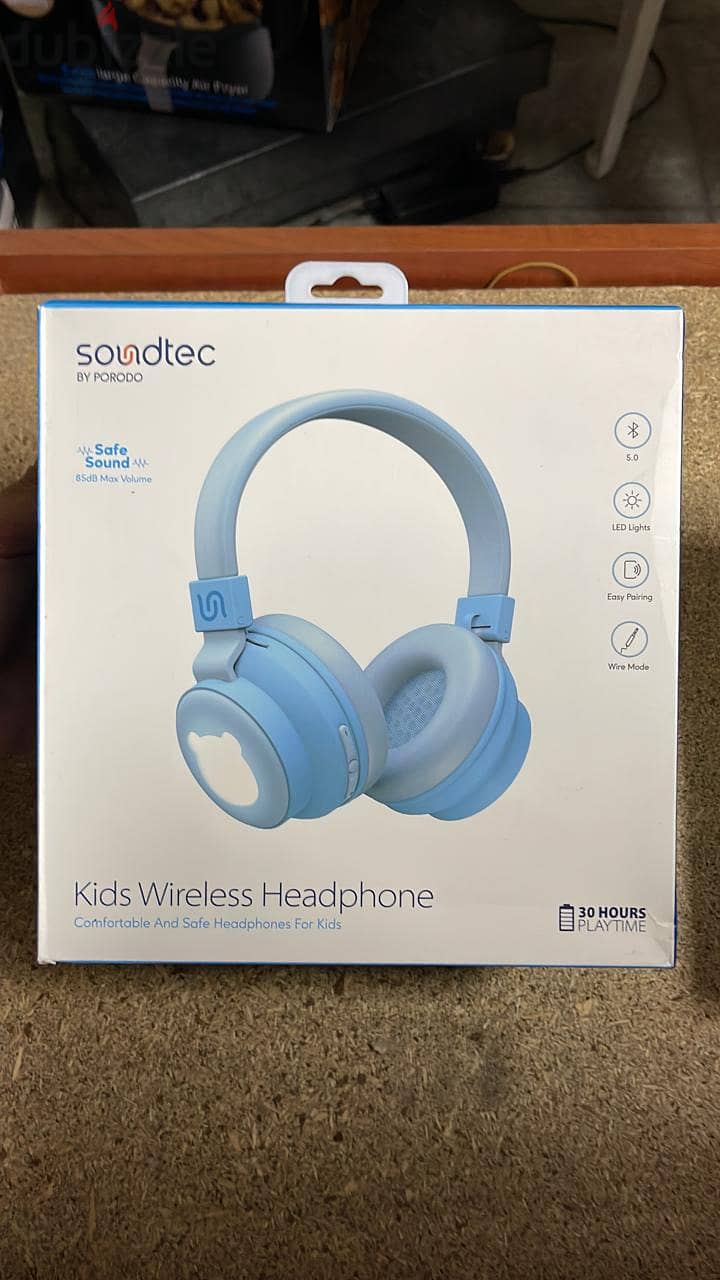 Soundtec kids wireless headphone blue Original & Best offer 0