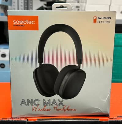 Porodo soundtec ANC Max Wireless Headphone black