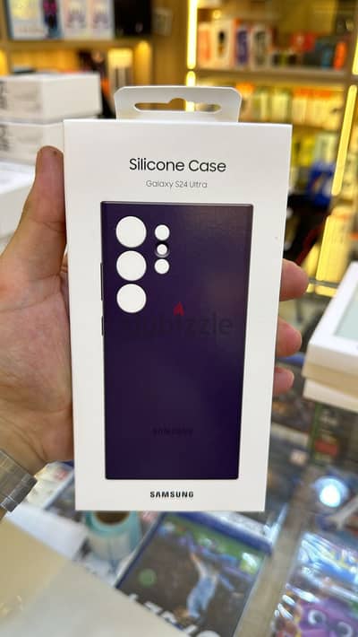 Silicone Case Galaxy S24 ultra dark violet