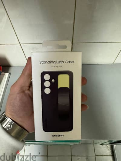 Standing Grip Case Galaxy s24 dark violet Great & Last offer