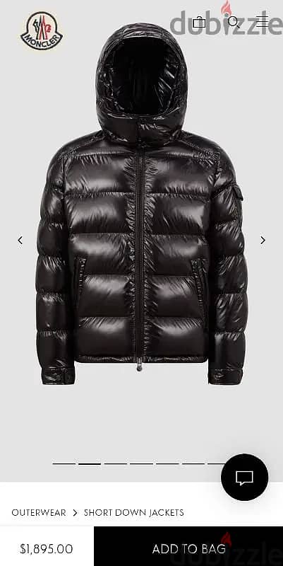 Moncler Maya Hooded Short Down Jacket 1