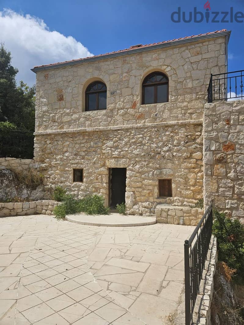 Land with a Stone House for sale in Batroun - أرض مع منزل حجري للبيع ف 1