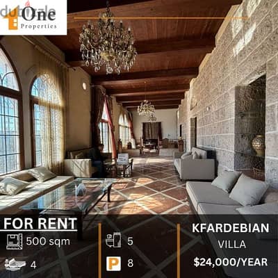 FURNISHED VILLA FOR RENT IN KFARDEBIAN