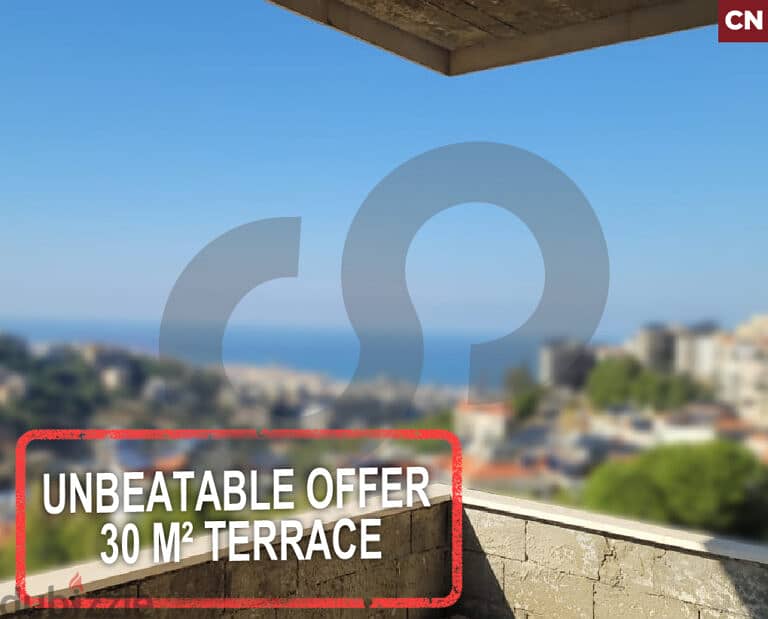 Unbeatable Offer-30 m² terrace- AIN SAADEH/عين سعاده REF#CN117158 0