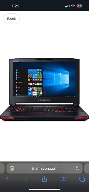 gaming laptop acer predator 15