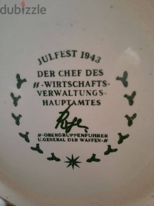 1943 Christmas party  Allach Porcelain oswald pohl signed 1