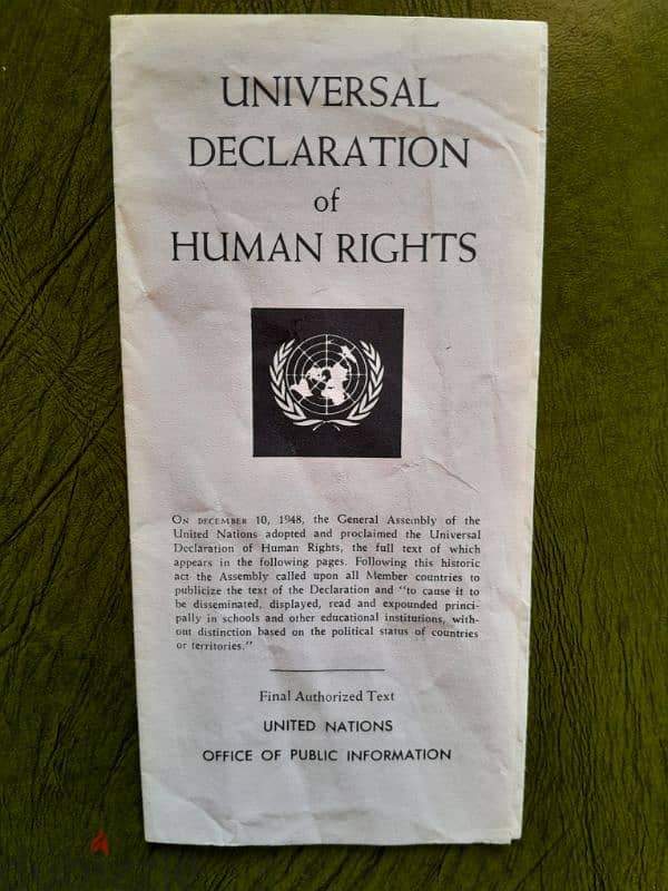 1993 United Nations publication Charter Declaration NY. 3