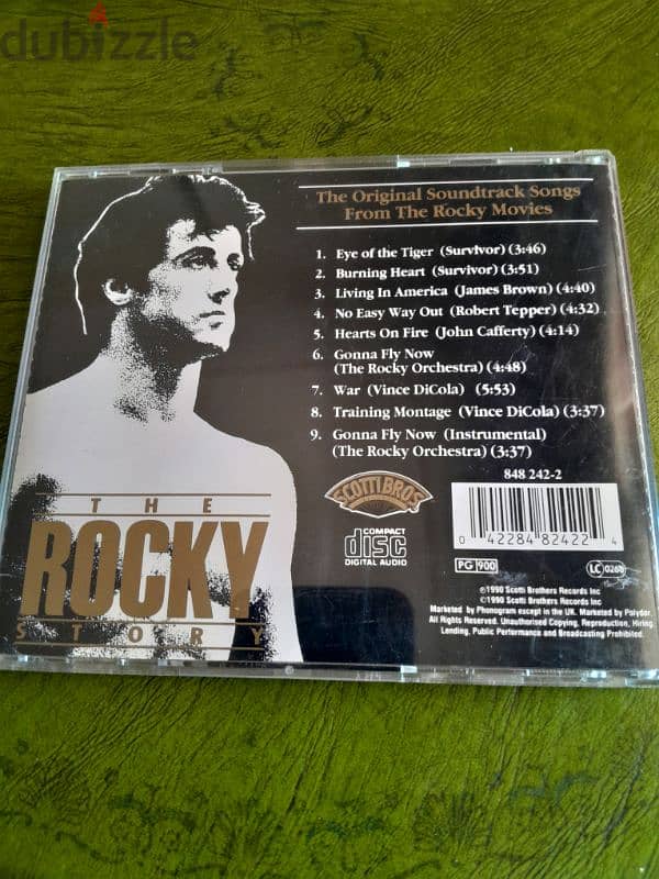 The Rocky Story: The Original Soundtrack Songs from the Rocky Movies 1