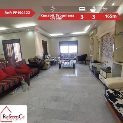 Apartment for sale in Qennabet Broummana شقة للبيع في قنابة برمانا