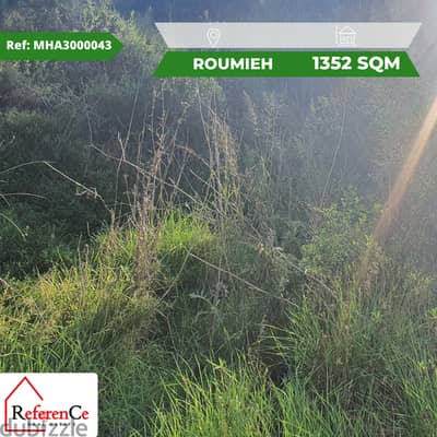 Land for sale in roumieh ارض للبيع في روميه