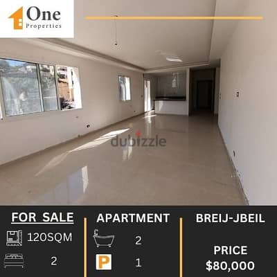 APARTMENT FOR SALE IN BREIJ- JBEIL