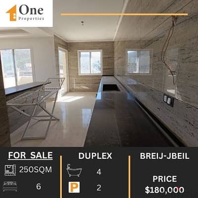 DUPLEX FOR SALE IN BREIJ- JBEIL