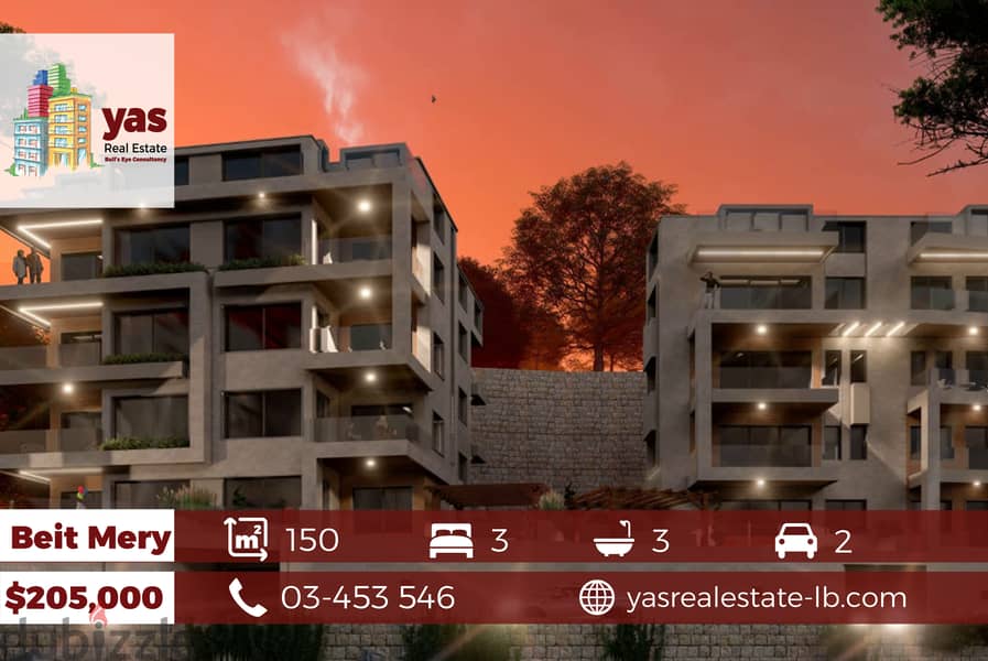 Beit Mery 150m2 | Under Construction | Payment Facilities | View | PA 0