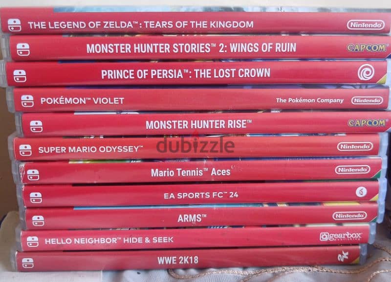 Nintendo switch games good condition 0