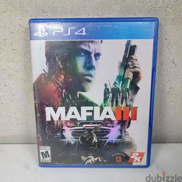 playstation 4 fat 500g and  cd mafia 3 1