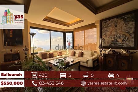 Ballouneh 420m2 | Duplex | Designer’s Signature | Prime | Killer View