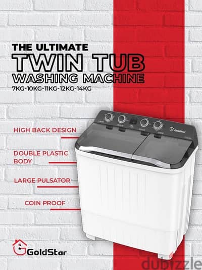 GoldStar Twin Tub Washing Machine