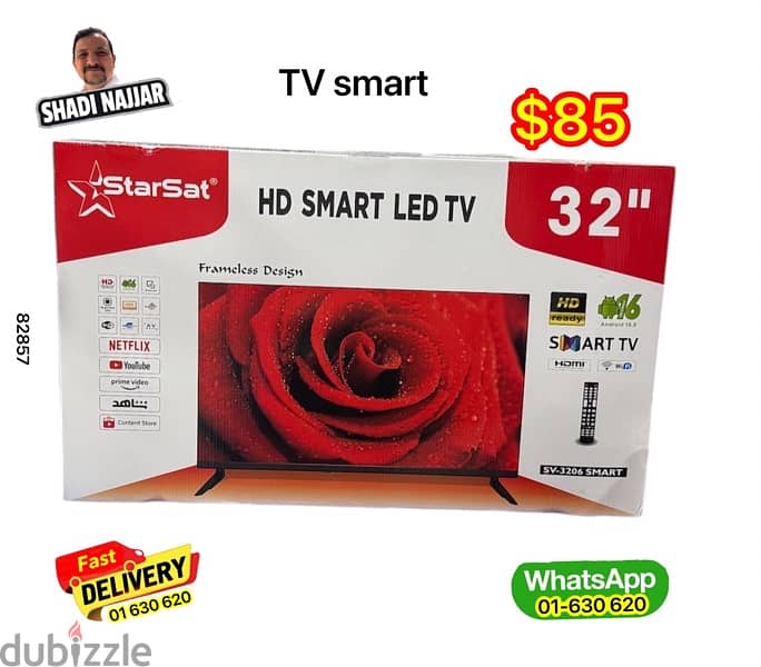 Smart TV 32” $85 1