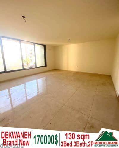 Brand New 130 sqm apartment for sale in Dekwaneh !!!