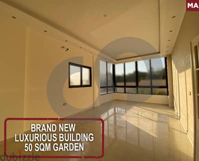 Brand New - Luxurious building-50 sqm garden Bchamoun  REF#MA119074