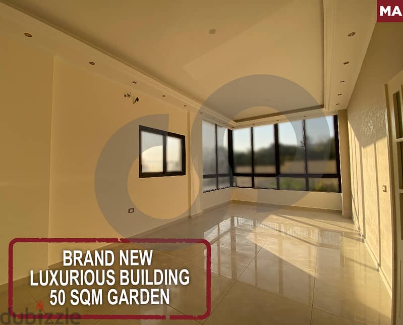 Brand New - Luxurious building-50 sqm garden Bchamoun  REF#MA119074 0