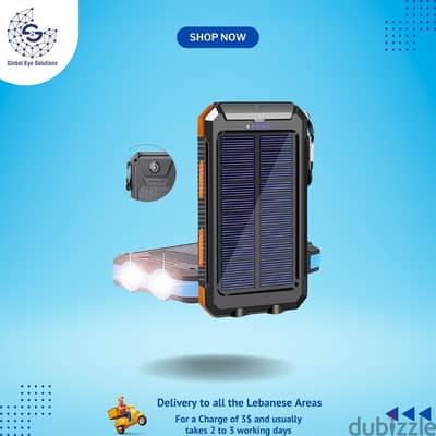 Power Bank With Solar Charge