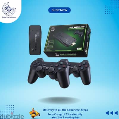 Game Stick 2.4g Wireless Controller 4k HD Console