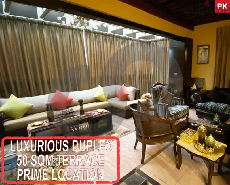 LUXURIOUS DUPLEX - 50 SQM TERRACE IN AIN EL REMMANEH ! REF#PK119085 ! 0