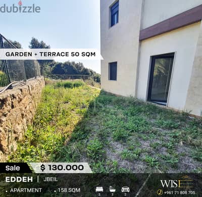  158 SQM Apartment with garden for SALE in Eddeh - Jbeil !